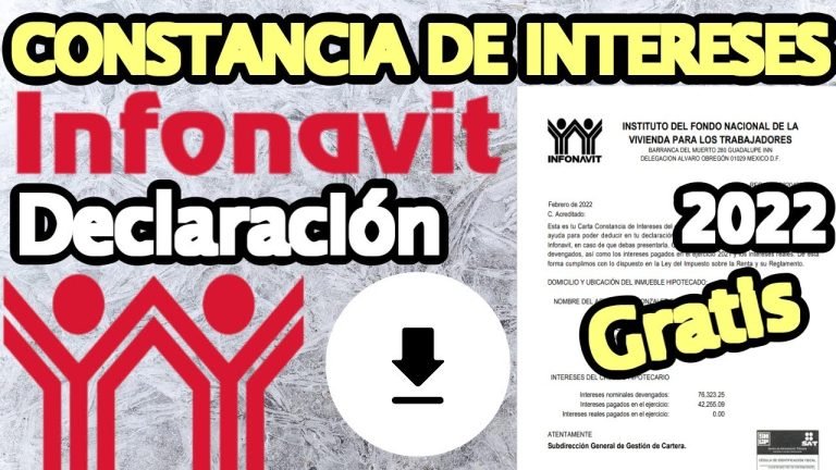 Constancia De Intereses Reales Pagados Infonavit infonavitlinea4mx.com